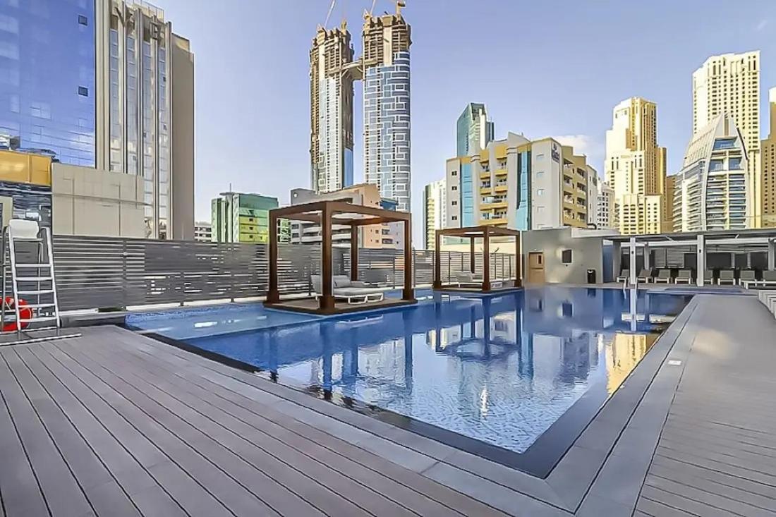 Marina - Sauna, Gym And Jacuzzi In The Building Appartamento Dubai Esterno foto